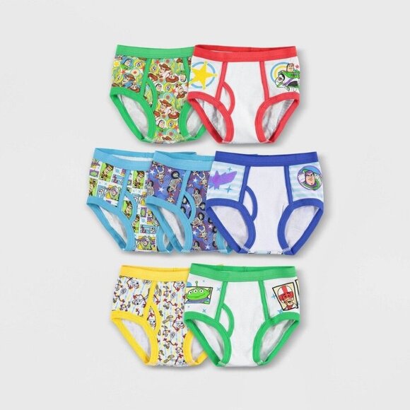NWT Toy Story 4 Characters Underwear 7-Pack Briefs 4T Toddler Boys SEALED IN BAG - Picture 4 of 4